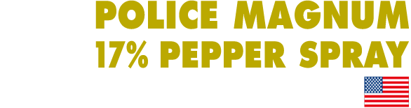 POLICE MAGNUM 17% PEPPER SPRAY made in U.S.A